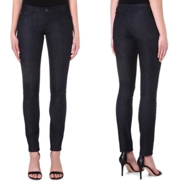 The Kooples Dark Wash Mid Rise Skinny Ankle Jeans Size 26 - Picture 1 of 6